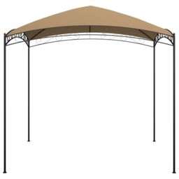Berkfield Home Gazebo 3x3x2.65 m Taupe 180 g/m ² in Beige - thumbnail 2