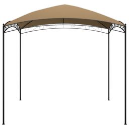Berkfield Home Gazebo 3x3x2.65 m Taupe 180 g/m ² in Beige - thumbnail 3