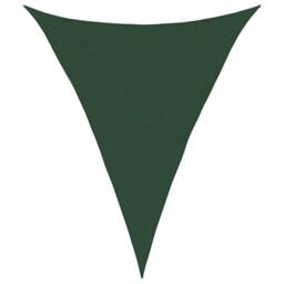 Berkfield Home Sunshade Sail 160 g/m ² Dark Green 5x6x6 m HDPE - thumbnail 2