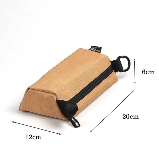 Obasyhig Outdoor Oxford Cloth Tactical Storage Pouch in Khaki - Size: Small - image 1