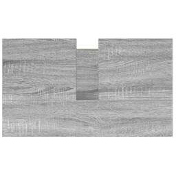 Berkfield Home Decorative Bathroom Basin Cabinet with Drawers Grey Sonoma 60x34 - thumbnail 9