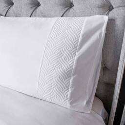Voltico Pinsonic Quilted Duvet Cover Set Lime & White - Single, Double & King - thumbnail 3