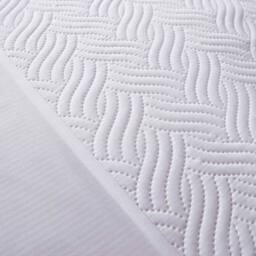 Voltico Pinsonic Quilted Duvet Cover Set Lime & White - Single, Double & King - thumbnail 5