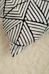 Orsina Bosie Ozella Diamond Design Cushion in Black - thumbnail 2