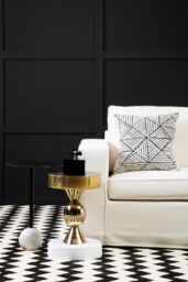 Orsina Bosie Ozella Diamond Design Cushion in Black - thumbnail 5