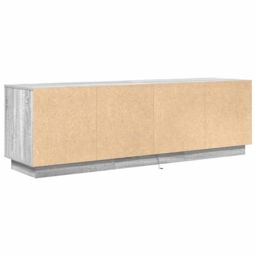 Berkfield Home TV Cabinet with LED Lights Grey Sonoma 160.5x41x50 cm - thumbnail 9