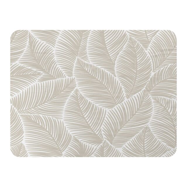 Benjamin Tate Design beige leaves Designer Blanket in Natural - Size: 120 cm x 150 cm - image 1