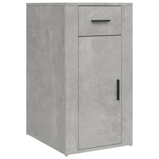 Berkfield Home Desk Cabinet Concrete Grey 40x49x75 cm Engineered Wood - Size: 40 x 49 x 75 cm - image 1