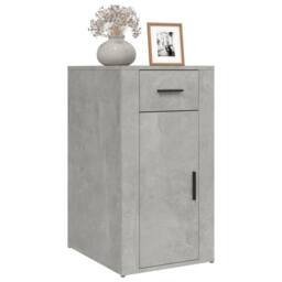 Berkfield Home Desk Cabinet Concrete Grey 40x49x75 cm Engineered Wood - Size: 40 x 49 x 75 cm - thumbnail 4