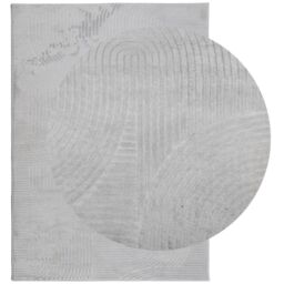 Berkfield Home Rug IZA Short Pile Scandinavian Look Grey 240x340 cm - Size: Medium - thumbnail 3