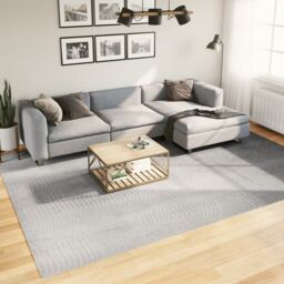 Berkfield Home Rug IZA Short Pile Scandinavian Look Grey 240x340 cm - Size: Medium - thumbnail 1