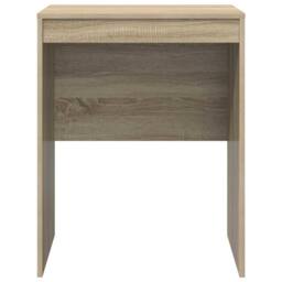 Berkfield Home Modern Computer Desk Sonoma oak Particle board 60 x 50 x 76 cm in Light Tan - thumbnail 5