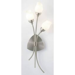 Netlighting Rimini Wall Lamp 3 Light G9 Satin Chrome in Grey - thumbnail 2