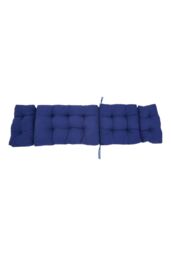 Living and Home 180cm W x 55cm D Long Recliner Cushion in Blue - Size: 180 cm W x 55 cm D - thumbnail 2