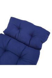 Living and Home 180cm W x 55cm D Long Recliner Cushion in Blue - Size: 180 cm W x 55 cm D - thumbnail 4