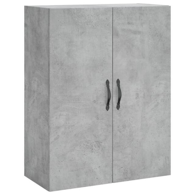 Berkfield Home Wall Mounted Cabinet Concrete Grey 69.5x34x90 cm Engineered Wood - image 1