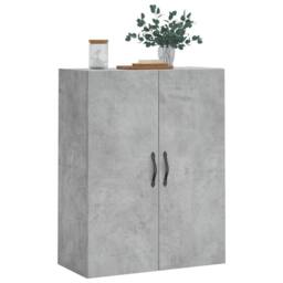 Berkfield Home Wall Mounted Cabinet Concrete Grey 69.5x34x90 cm Engineered Wood - thumbnail 4