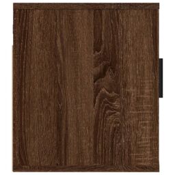Berkfield Home Wall Mounted TV Cabinet Brown Oak 40x34, 5x40 cm - thumbnail 6