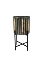 KDMD Linea Plant Stand S Gold Metal - thumbnail 1