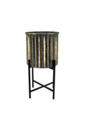KDMD Linea Plant Stand S Gold Metal - thumbnail 2