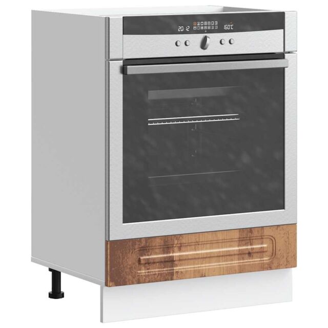 Berkfield Home Oven Cabinet Kalmar Old Wood Engineered Wood in Brown - image 1