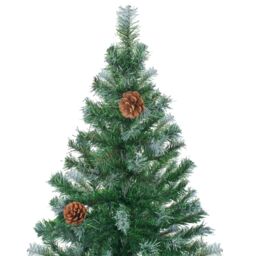 Berkfield Home Artificial Christmas Tree with Pinecones 180 cm in Green - thumbnail 3