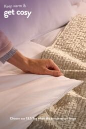 Slumberdown Anti Allergy 13.5 Tog Winter Duvet in White - Size: Super King - thumbnail 4