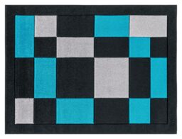 Smart Living Modern Hand Carved Multicolour Soft Thick Area Rug - Havana in Teal - Size: 200 cm x 290 cm - thumbnail 2