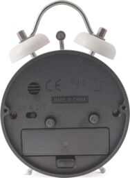 Acctim Shefford Compact Analogue Faux Bell Alarm Clock in Off-White - thumbnail 4