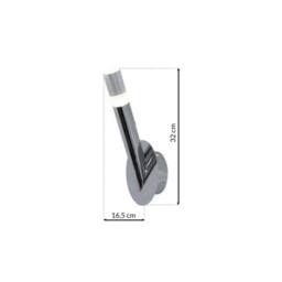 Milagro Wall Lamp Ice 5W Led Chrome in Metallic Silver - thumbnail 6