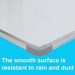 ATEK 50cm x 35cm Magnetic Whiteboard with Pen Tray for walls Dry Wipe Aluminum Silver for school office home Drawing Memo Notice Board - thumbnail 8