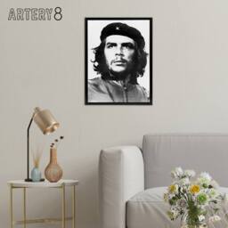 "Artery8 Korda Portrait Revolutionary Che Guevara Framed Canvas Wall Art Print in Grey - Size: W12"" x H16""" - thumbnail 3