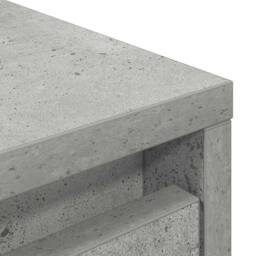 Berkfield Home Cabinet with Drawer Concrete Grey 55.5x34x119.5 cm Engineered Wood - thumbnail 9