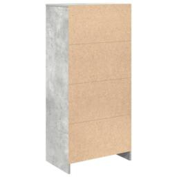 Berkfield Home Cabinet with Drawer Concrete Grey 55.5x34x119.5 cm Engineered Wood - thumbnail 8