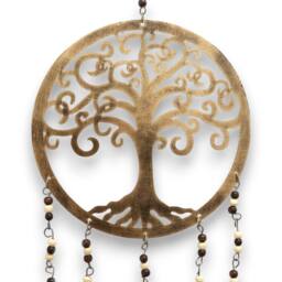 KDMD Indian Chimes - Large Tree of Life Bell Chimes in Gold - thumbnail 3
