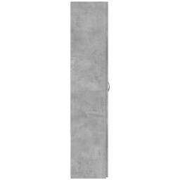 Berkfield Home Durable File Cabinet Concrete Grey 60x32x153 cm Engineered Wood - Size: 60 x 32 x 153 cm - thumbnail 5