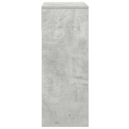 Berkfield Home Book Cabinet Concrete Grey 66x31x80 cm Engineered Wood - Size: 66 x 31 x 80 cm - thumbnail 5
