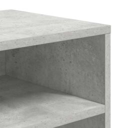 Berkfield Home Book Cabinet Concrete Grey 66x31x80 cm Engineered Wood - Size: 66 x 31 x 80 cm - thumbnail 7