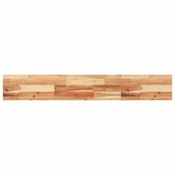 Berkfield Home Table Top 140x20x4 cm Rectangular Solid Wood Acacia in Brown - Size: 140 x 20 x 4 cm - thumbnail 3