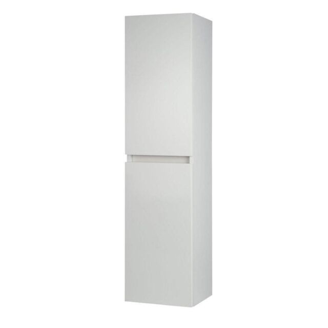 Clifton Gloss White 1200mm Bathroom Wall Mounted Side Unit - image 1