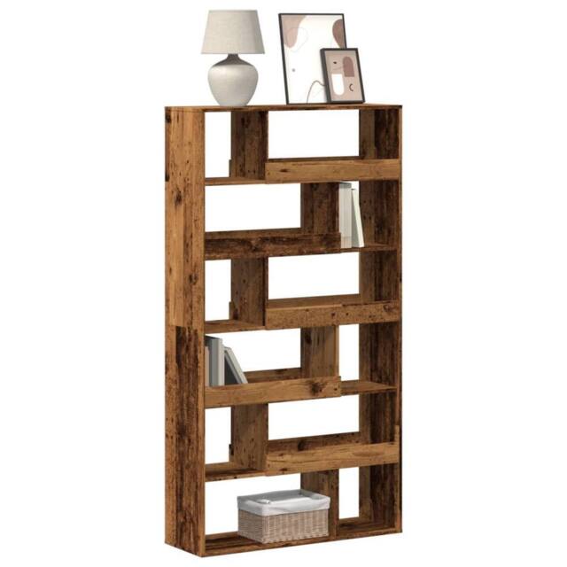 Berkfield Home Bookcase Old Wood 100x33x187.5 cm Engineered Wood in Brown - image 1