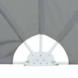 Berkfield Home Durable Collapsible Terrace Side Awning Grey 300x150 cm - thumbnail 8