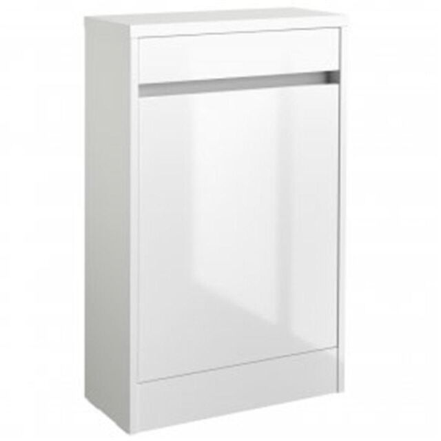 Clifton White Bathroom Back to Wall Toilet WC Unit 494mm Wide - image 1