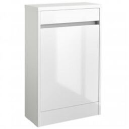 Clifton White Bathroom Back to Wall Toilet WC Unit 494mm Wide