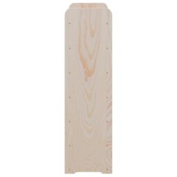 Berkfield Home Wine Rack with Top Board 67.5x25x87 cm Solid Wood Pine in Brown - thumbnail 6