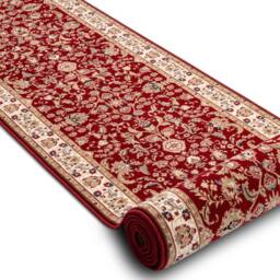 RugsX Wool Nain Runner in Red - Size: 100 cm x 250 cm - thumbnail 2