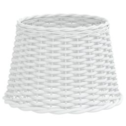 Berkfield Home Lamp Shade White √ò40x26 cm Wicker - Size: 40x26 cm - thumbnail 2