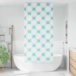 Berkfield Home Shower Roller Blind 100x240 cm Fabric Width 96 cm in Blue - thumbnail 3