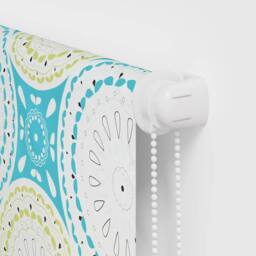 Berkfield Home Shower Roller Blind 100x240 cm Fabric Width 96 cm in Blue - thumbnail 9