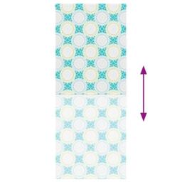 Berkfield Home Shower Roller Blind 100x240 cm Fabric Width 96 cm in Blue - thumbnail 5